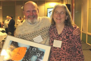 2009 Celia Hunter Award winner Mike O'Meara with Nancy Lord 2009 Celia Hunter Award winner Mike O'Meara with Nancy Lord