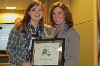 2009 Wilcher Award winner Megan Waggoner with Polly Carr 2009 Wilcher Award winner Megan Waggoner with Polly Carr