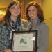 2009 Wilcher Award winner Megan Waggoner with Polly Carr thumbnail