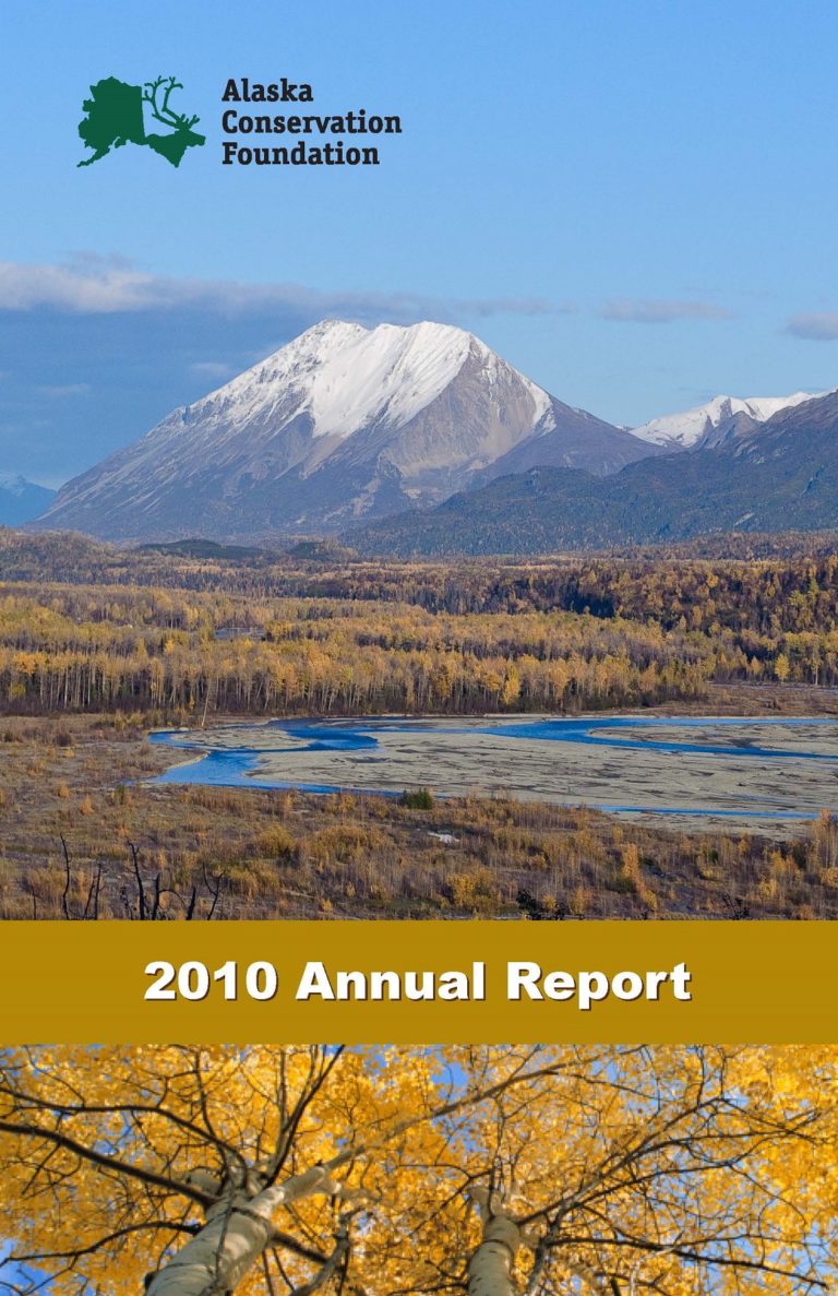 Annual Reports Alaska Conservation Foundation